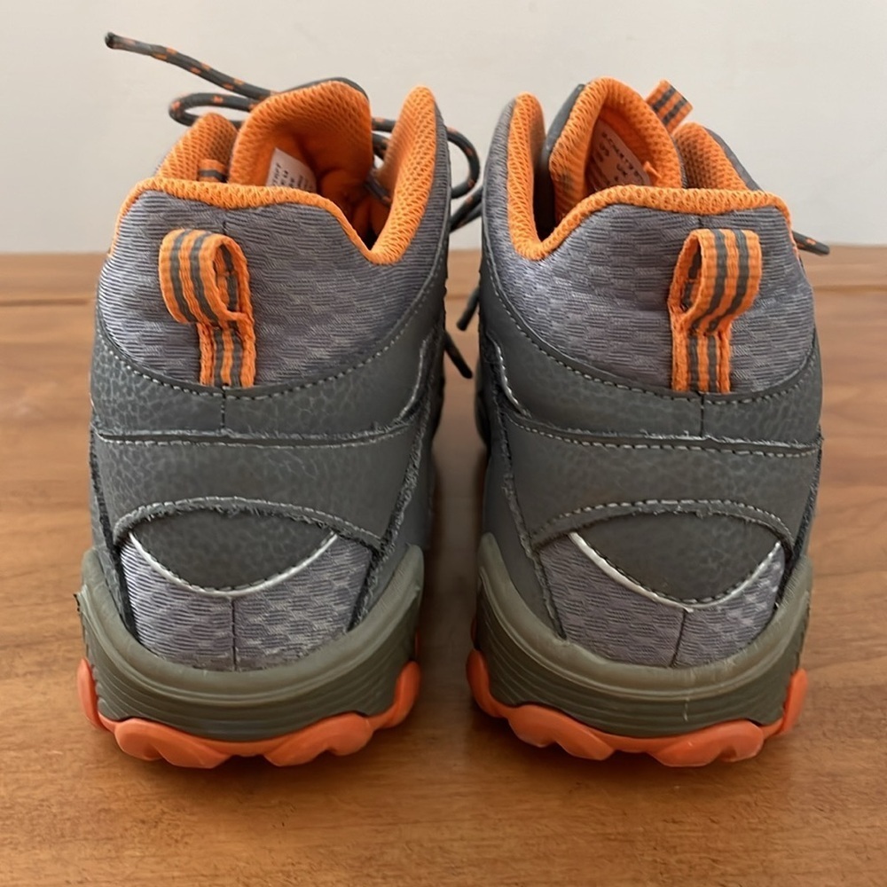 Merrell Chameleon Hiker Hiking Shoes Grey Orange Size 5 - Picture 7 of 14